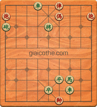 Bàn cờ tướng bài tập Cờ Tướng Khó Nhất màn 2 ván 750 - Độ khó Khó