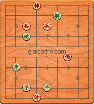 Bàn cờ tướng bài tập Cờ Tướng Khó Nhất màn 2 ván 751 - Độ khó Khó