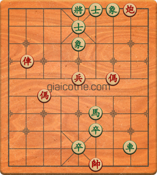 Bàn cờ tướng bài tập Cờ Tướng Khó Nhất màn 2 ván 754 - Độ khó Khó