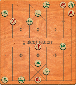 Bàn cờ tướng bài tập Cờ Tướng Khó Nhất màn 2 ván 755 - Độ khó Khó