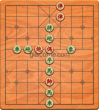 Bàn cờ tướng bài tập Cờ Tướng Khó Nhất màn 2 ván 756 - Độ khó Khó