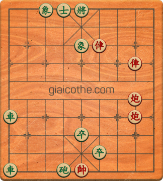 Bàn cờ tướng bài tập Cờ Tướng Khó Nhất màn 2 ván 758 - Độ khó Khó