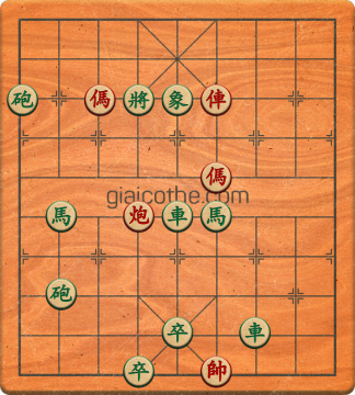 Bàn cờ tướng bài tập Cờ Tướng Khó Nhất màn 2 ván 762 - Độ khó Khó