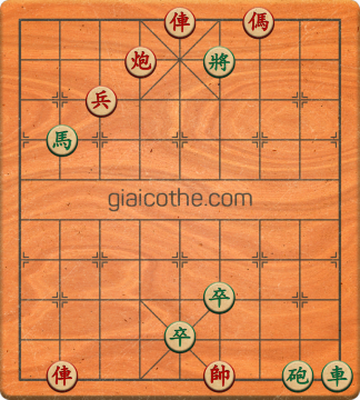 Bàn cờ tướng bài tập Cờ Tướng Khó Nhất màn 2 ván 769 - Độ khó Khó