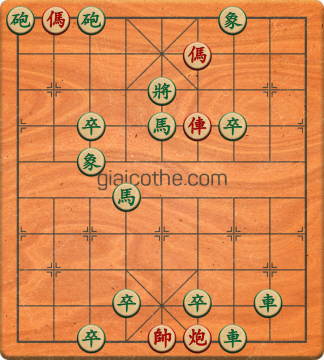 Bàn cờ tướng bài tập Cờ Tướng Khó Nhất màn 2 ván 772 - Độ khó Khó