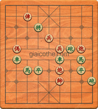 Bàn cờ tướng bài tập Cờ Tướng Khó Nhất màn 2 ván 774 - Độ khó Khó