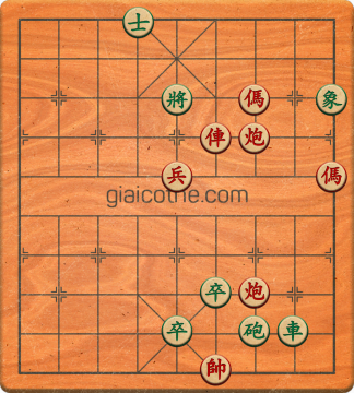 Bàn cờ tướng bài tập Cờ Tướng Khó Nhất màn 2 ván 779 - Độ khó Khó