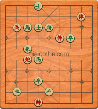 Bàn cờ tướng bài tập Cờ Tướng Khó Nhất màn 2 ván 78 - Độ khó Khó