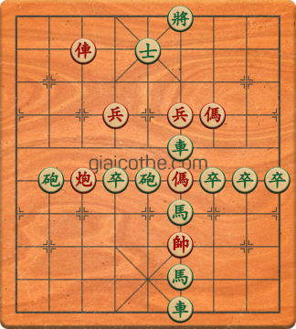 Bàn cờ tướng bài tập Cờ Tướng Khó Nhất màn 2 ván 780 - Độ khó Khó