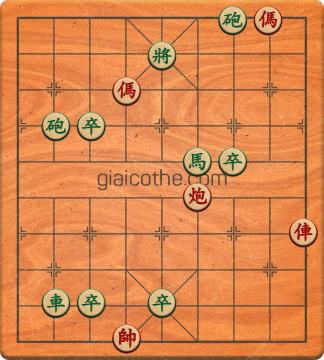 Bàn cờ tướng bài tập Cờ Tướng Khó Nhất màn 2 ván 781 - Độ khó Khó