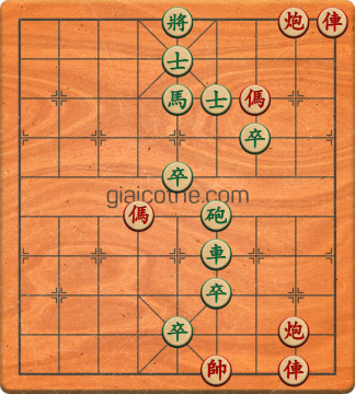 Bàn cờ tướng bài tập Cờ Tướng Khó Nhất màn 2 ván 784 - Độ khó Khó