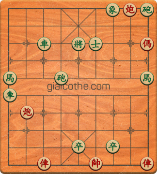 Bàn cờ tướng bài tập Cờ Tướng Khó Nhất màn 2 ván 785 - Độ khó Khó