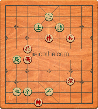 Bàn cờ tướng bài tập Cờ Tướng Khó Nhất màn 2 ván 786 - Độ khó Khó