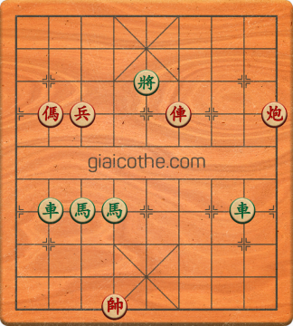 Bàn cờ tướng bài tập Cờ Tướng Khó Nhất màn 2 ván 787 - Độ khó Khó