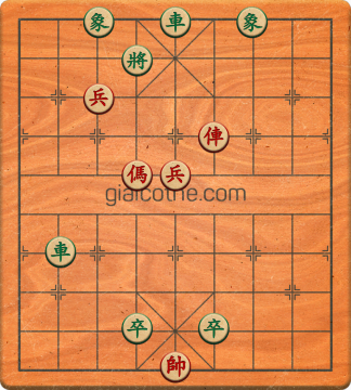 Bàn cờ tướng bài tập Cờ Tướng Khó Nhất màn 2 ván 792 - Độ khó Khó