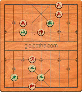 Bàn cờ tướng bài tập Cờ Tướng Khó Nhất màn 2 ván 8 - Độ khó Khó