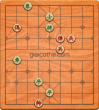 Bàn cờ tướng bài tập Cờ Tướng Khó Nhất màn 2 ván 80 - Độ khó Khó