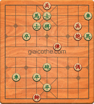 Bàn cờ tướng bài tập Cờ Tướng Khó Nhất màn 2 ván 805 - Độ khó Khó