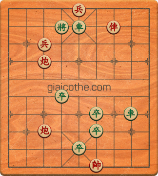 Bàn cờ tướng bài tập Cờ Tướng Khó Nhất màn 2 ván 809 - Độ khó Khó