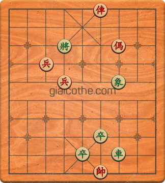 Bàn cờ tướng bài tập Cờ Tướng Khó Nhất màn 2 ván 810 - Độ khó Khó