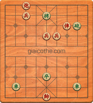 Bàn cờ tướng bài tập Cờ Tướng Khó Nhất màn 2 ván 813 - Độ khó Khó