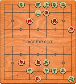 Bàn cờ tướng bài tập Cờ Tướng Khó Nhất màn 2 ván 814 - Độ khó Khó