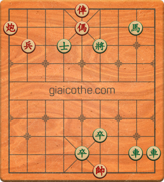 Bàn cờ tướng bài tập Cờ Tướng Khó Nhất màn 2 ván 816 - Độ khó Khó