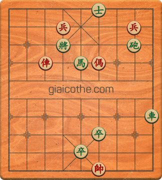 Bàn cờ tướng bài tập Cờ Tướng Khó Nhất màn 2 ván 818 - Độ khó Khó