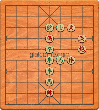 Bàn cờ tướng bài tập Cờ Tướng Khó Nhất màn 2 ván 82 - Độ khó Khó