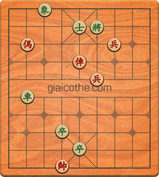 Bàn cờ tướng bài tập Cờ Tướng Khó Nhất màn 2 ván 822 - Độ khó Khó