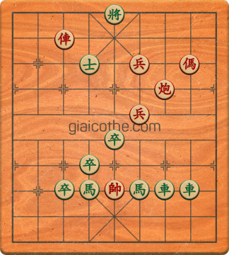 Bàn cờ tướng bài tập Cờ Tướng Khó Nhất màn 2 ván 823 - Độ khó Khó