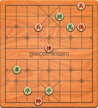 Bàn cờ tướng bài tập Cờ Tướng Khó Nhất màn 2 ván 824 - Độ khó Khó