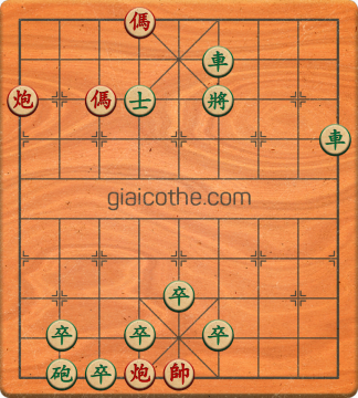 Bàn cờ tướng bài tập Cờ Tướng Khó Nhất màn 2 ván 830 - Độ khó Khó