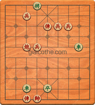 Bàn cờ tướng bài tập Cờ Tướng Khó Nhất màn 2 ván 837 - Độ khó Khó