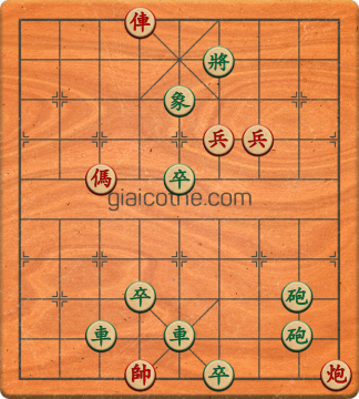 Bàn cờ tướng bài tập Cờ Tướng Khó Nhất màn 2 ván 838 - Độ khó Khó