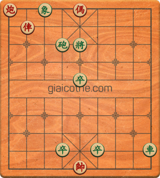 Bàn cờ tướng bài tập Cờ Tướng Khó Nhất màn 2 ván 842 - Độ khó Khó