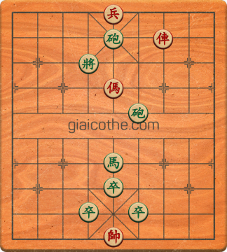 Bàn cờ tướng bài tập Cờ Tướng Khó Nhất màn 2 ván 843 - Độ khó Khó