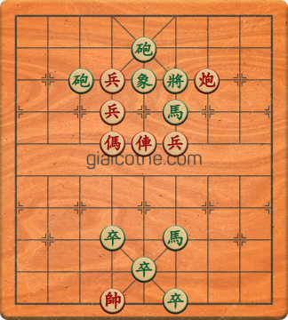 Bàn cờ tướng bài tập Cờ Tướng Khó Nhất màn 2 ván 844 - Độ khó Khó