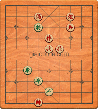 Bàn cờ tướng bài tập Cờ Tướng Khó Nhất màn 2 ván 845 - Độ khó Khó