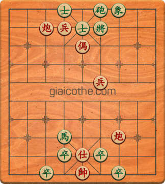 Bàn cờ tướng bài tập Cờ Tướng Khó Nhất màn 2 ván 848 - Độ khó Khó