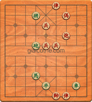 Bàn cờ tướng bài tập Cờ Tướng Khó Nhất màn 2 ván 849 - Độ khó Khó