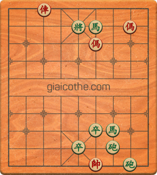 Bàn cờ tướng bài tập Cờ Tướng Khó Nhất màn 2 ván 851 - Độ khó Khó