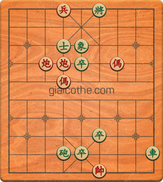 Bàn cờ tướng bài tập Cờ Tướng Khó Nhất màn 2 ván 856 - Độ khó Khó