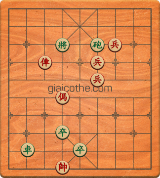 Bàn cờ tướng bài tập Cờ Tướng Khó Nhất màn 2 ván 858 - Độ khó Khó