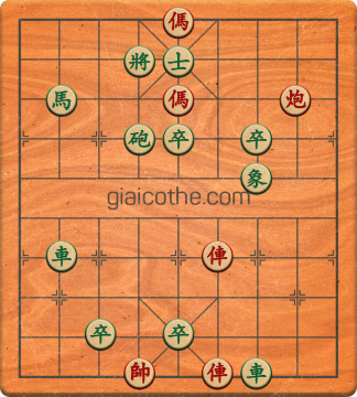 Bàn cờ tướng bài tập Cờ Tướng Khó Nhất màn 2 ván 860 - Độ khó Khó