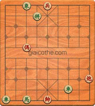 Bàn cờ tướng bài tập Cờ Tướng Khó Nhất màn 2 ván 866 - Độ khó Khó