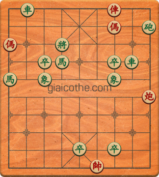 Bàn cờ tướng bài tập Cờ Tướng Khó Nhất màn 2 ván 869 - Độ khó Khó