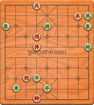 Bàn cờ tướng bài tập Cờ Tướng Khó Nhất màn 2 ván 870 - Độ khó Khó