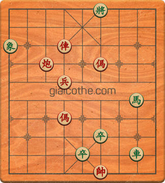 Bàn cờ tướng bài tập Cờ Tướng Khó Nhất màn 2 ván 872 - Độ khó Khó