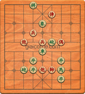 Bàn cờ tướng bài tập Cờ Tướng Khó Nhất màn 2 ván 873 - Độ khó Khó